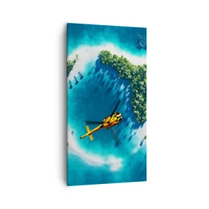 Tablou pe pânză - Cumpără-ți o insulă - 55x100 cm