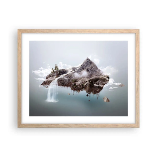 Poster în ramă de stejar deschis - Prin ochii unui suprarealist - 50x40 cm