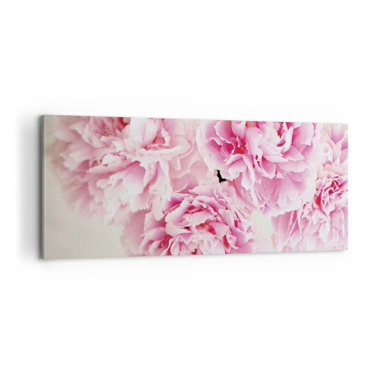 Tablou pe pânză - În luxul roz - 100x40 cm