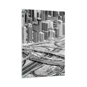 Tablou pe sticlă - Dubai - orașul imposibil - 50x70 cm