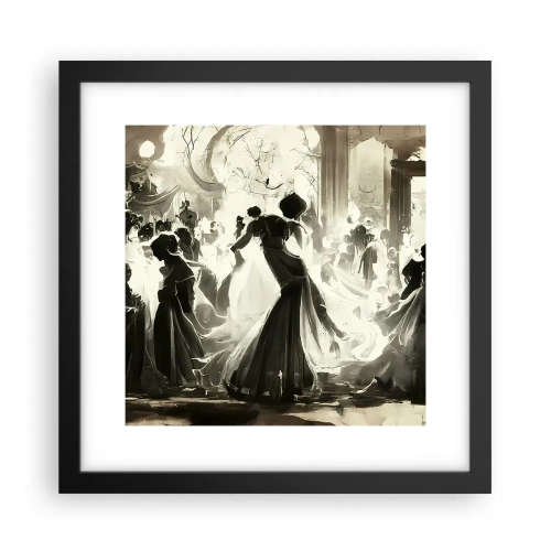 Poster în ramă neagră - Marea mascaradă - 30x30 cm