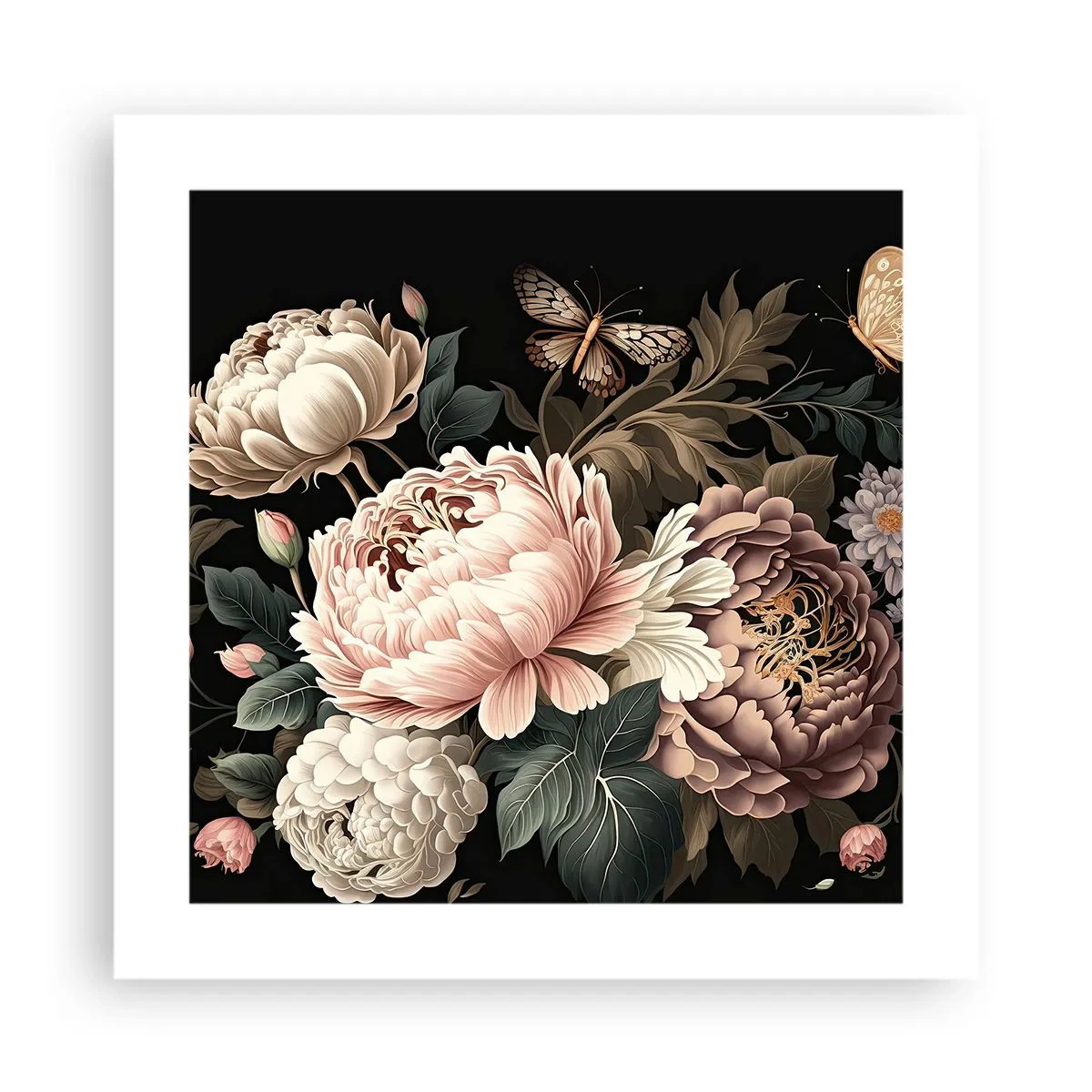 Poster - În stil baroc - 40x40 cm