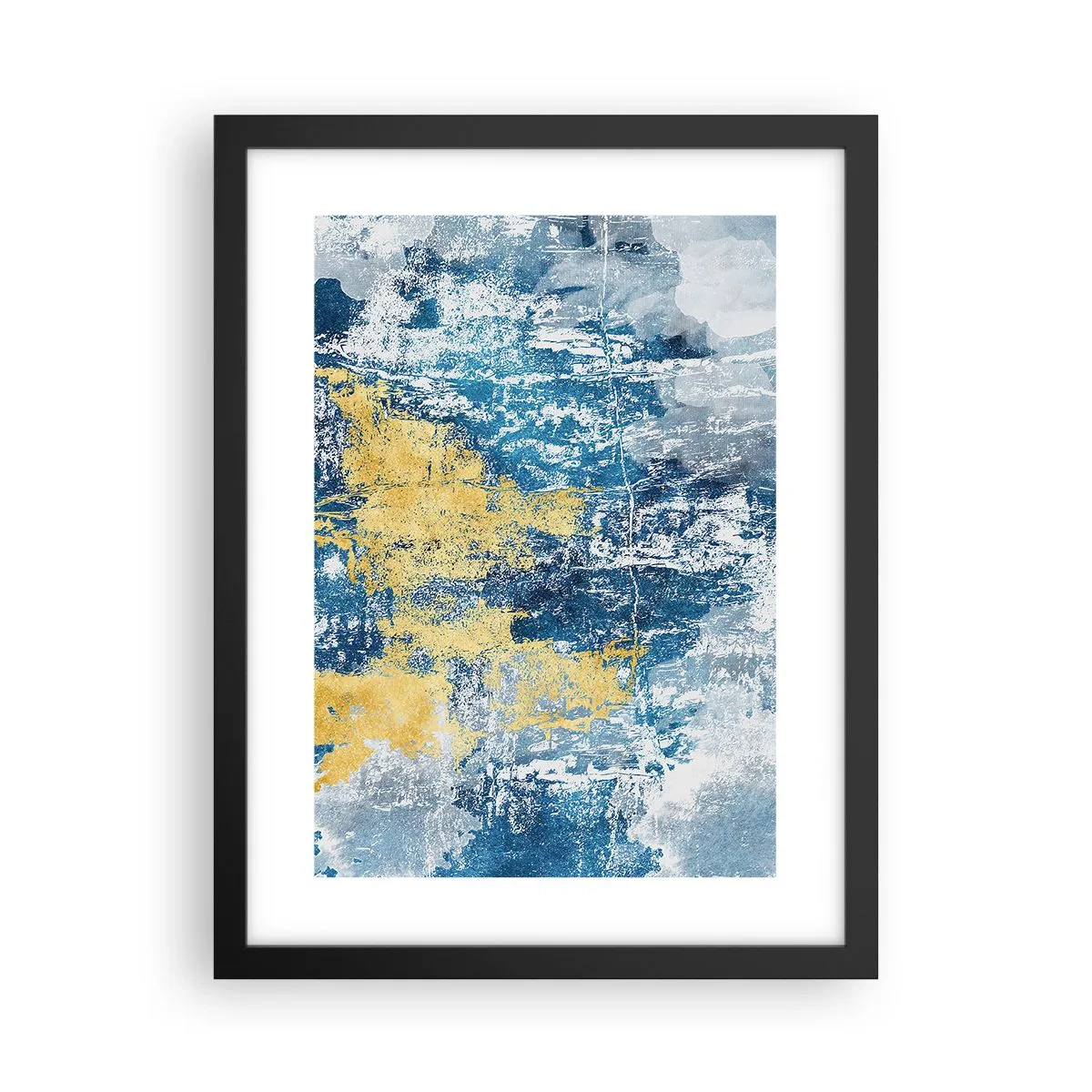 Poster în ramă neagră - Abstracție de vreme - 30x40 cm