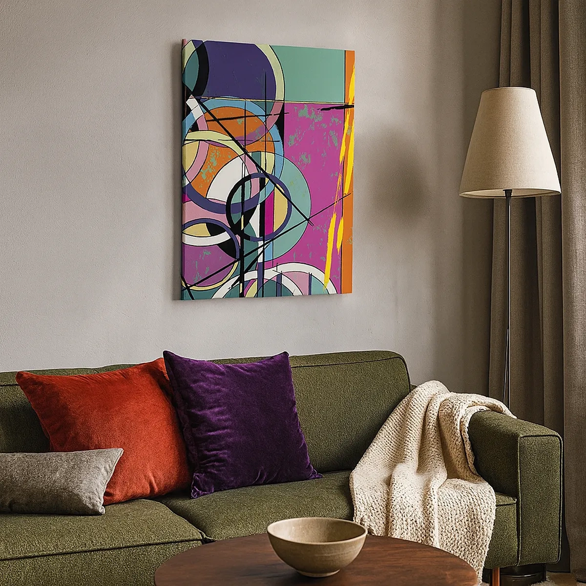 Tablou pe pânză - Roată cu roată - 50x70 cm