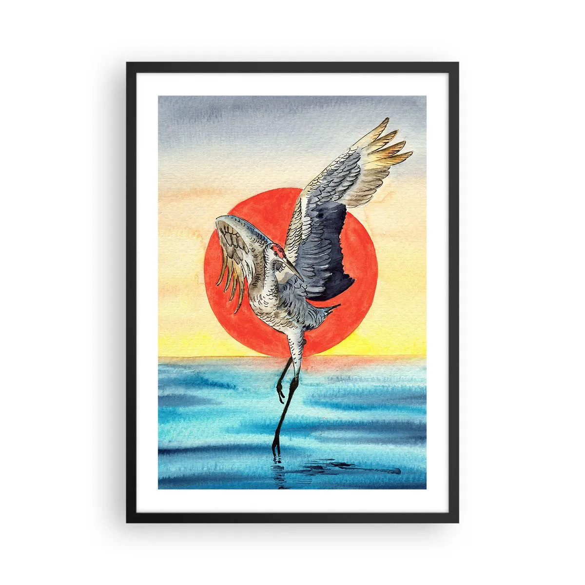 Poster în ramă neagră - E timpul să ne întoarcem - 50x70 cm