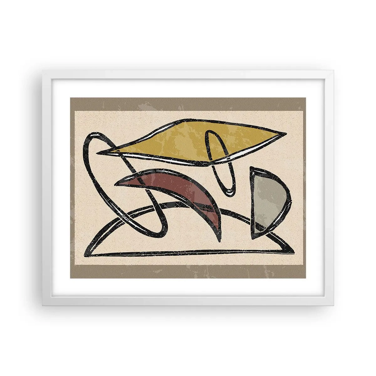 Poster în ramă albă - Vertical și orizontal - 50x40 cm