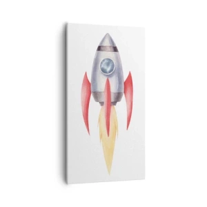 Tablou pe pânză - Mai sus, mai repede, mai departe - 55x100 cm