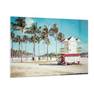 Tablou pe sticlă - O zi frumoasă te așteaptă - 120x80 cm