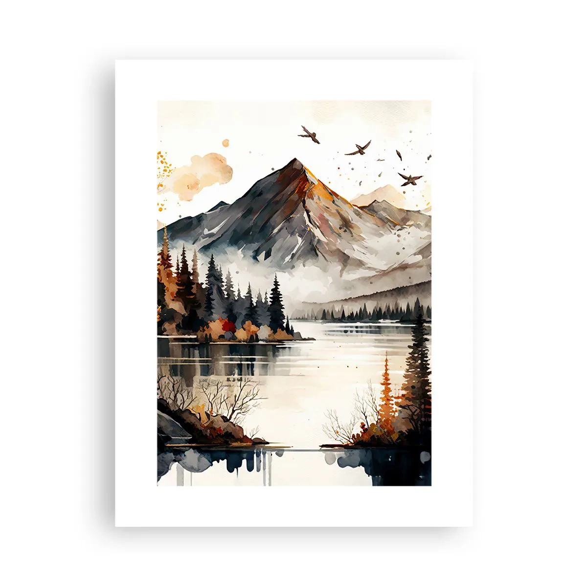 Poster - Toamna de aur în munți - 30x40 cm
