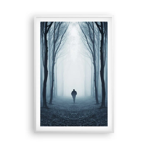 Poster în ramă albă - Și totul este simplu și clar - 61x91 cm