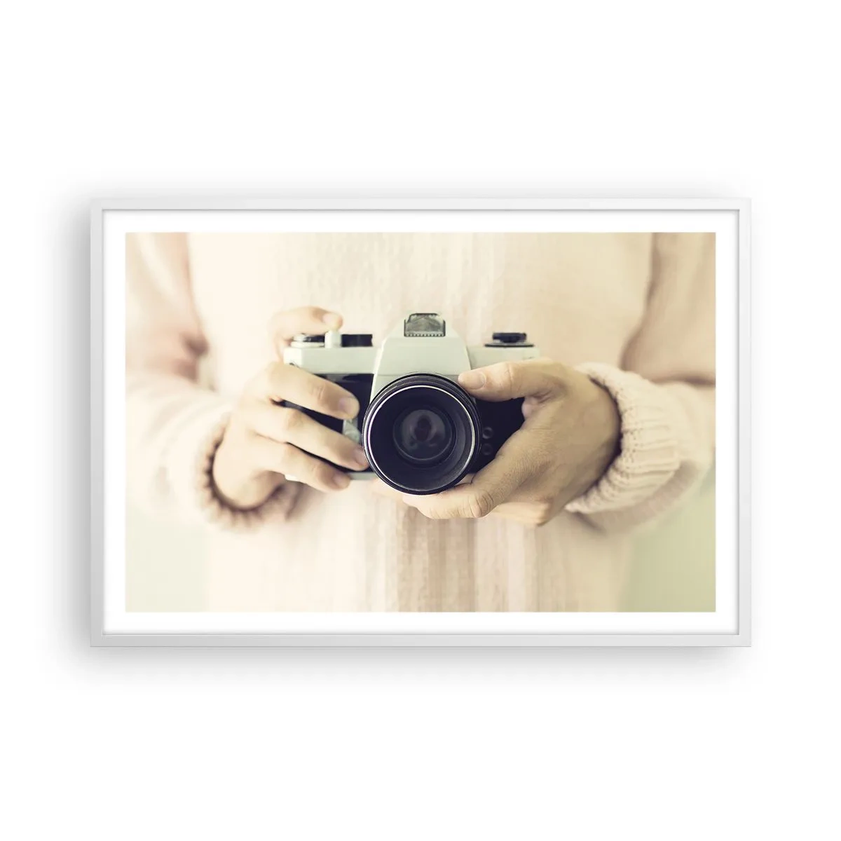 Poster în ramă albă - Pentru a vedea mai multe... - 91x61 cm