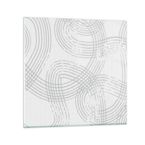 Tablou pe sticlă - Nu există o cale ușoară - 70x70 cm