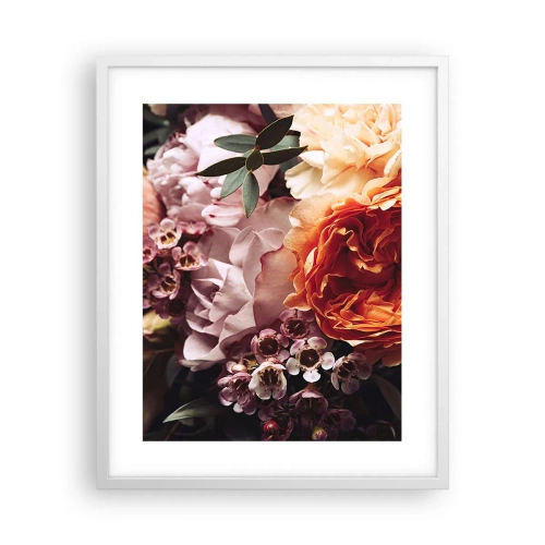 Poster în ramă albă - Înghesuite în frumusețe - 40x50 cm