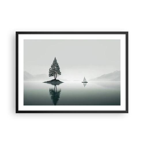 Poster în ramă neagră - Visând cu ochii deschiși - 70x50 cm