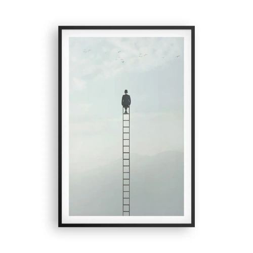 Poster în ramă neagră - Fii deasupra - 61x91 cm