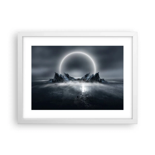 Poster în ramă albă - Final de poveste - 40x30 cm