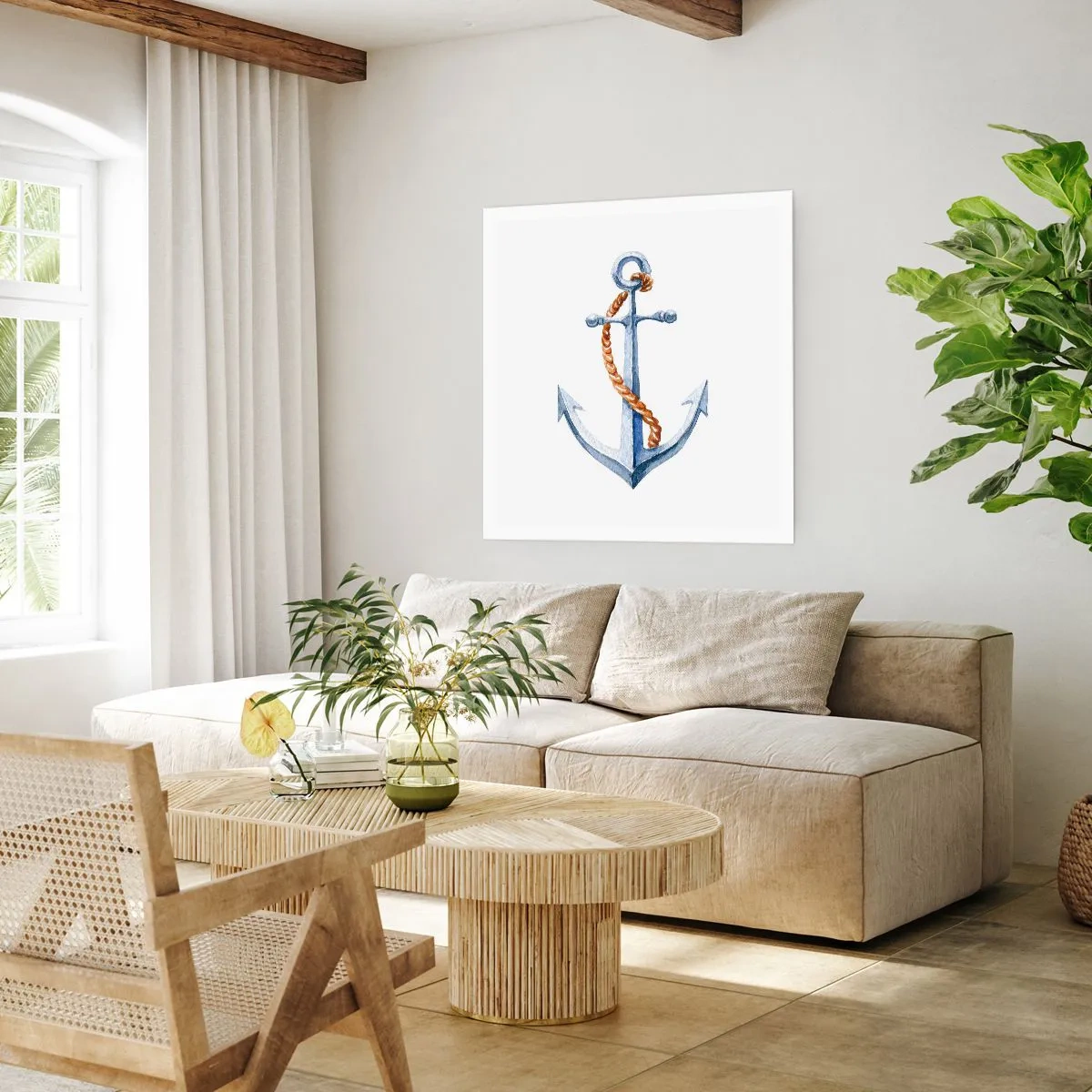 Poster - Ahoy aventura! - 60x60 cm
