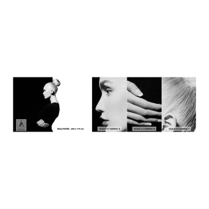 Mostră tapet Premium Canvas - Pur și simplu o femeie - Modă, Femeie, Elegant - 100x30 cm