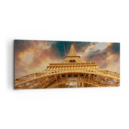 Tablou pe pânză - Cum a ajuns omenirea la cer - 100x40 cm