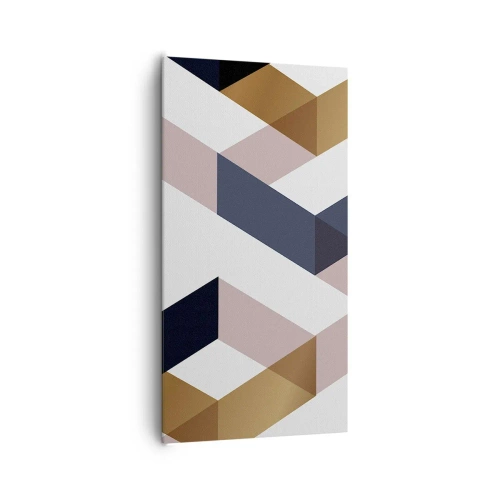 Tablou pe pânză - Planuri și unghiuri - 65x120 cm