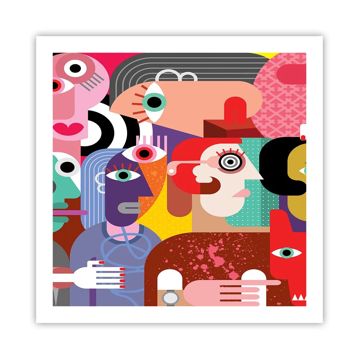 Poster - Am venit de la domnul Picasso - 60x60 cm