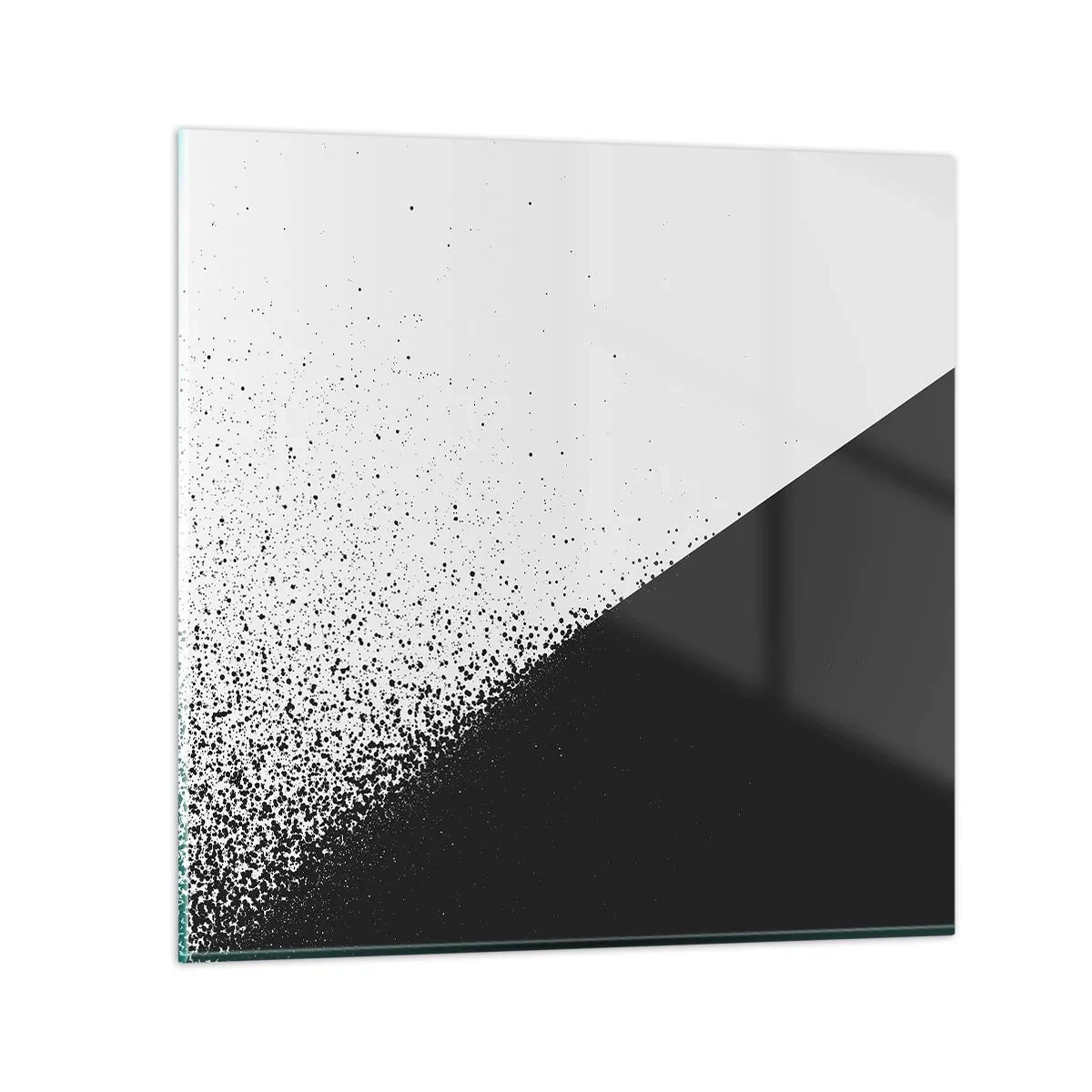 Tablou pe sticlă - Din ce în ce mai repede, din ce în ce mai mult - 40x40 cm