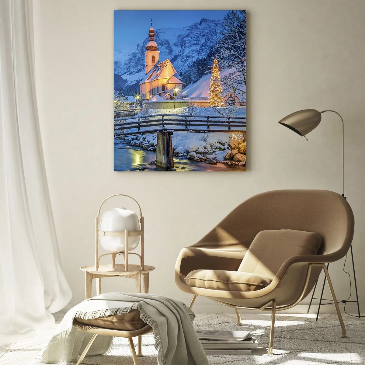 Tablou pe sticlă - Spiritul Crăciunului - 50x70 cm