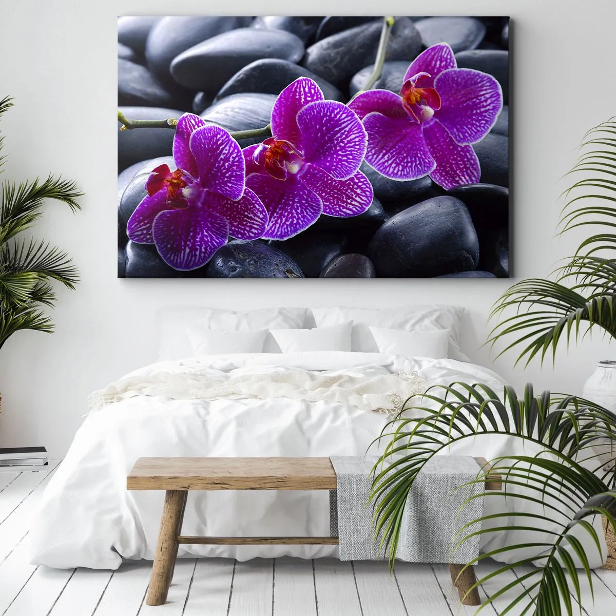 Tablou pe pânză - Pietrele s-au luminat de încântare - 100x70 cm