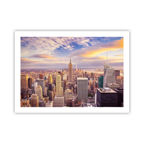 Poster - Ajungeți la nori înșiși - 70x50 cm