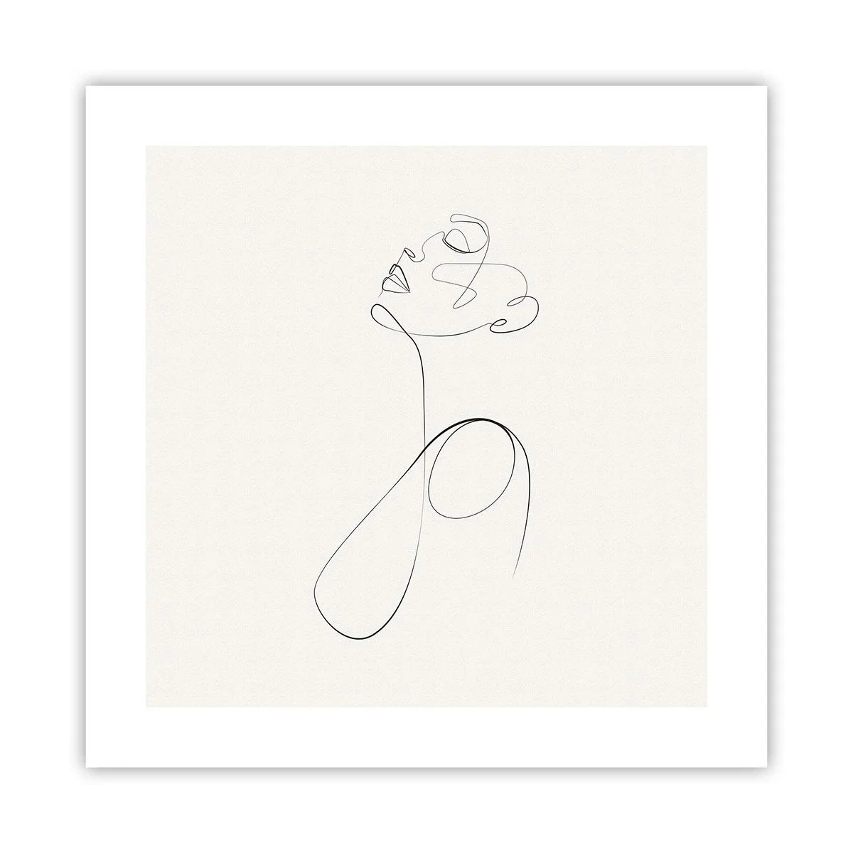 Poster - Încâlcită în vise - 40x40 cm