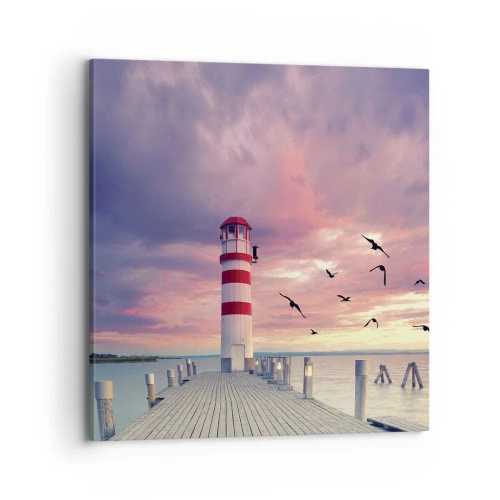 Tablou pe pânză - Să ne întoarcem în port - 70x70 cm