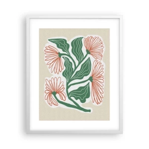 Poster în ramă albă - Folclor modern - 40x50 cm