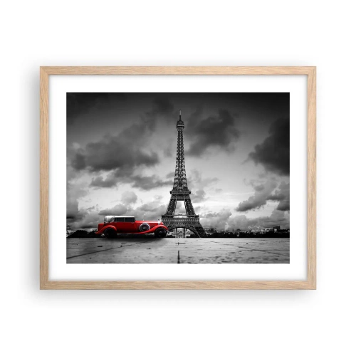 Poster în ramă de stejar deschis - Nu cu mult timp în urmă, la Paris - 50x40 cm