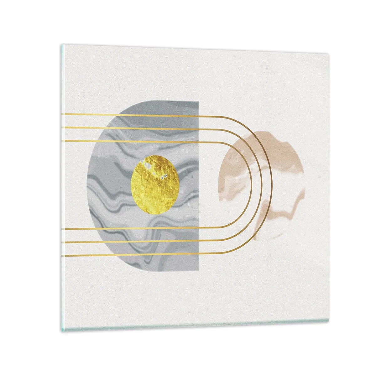 Tablou pe sticlă - Lumină și strălucire - 40x40 cm