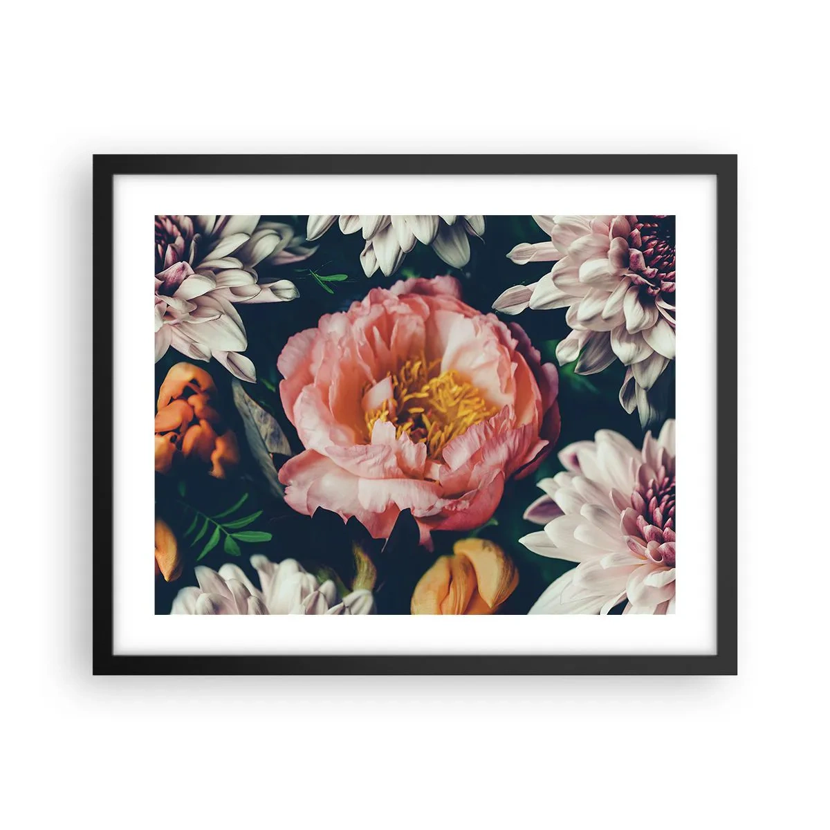Poster în ramă neagră - Cu splendoare barocă - 50x40 cm