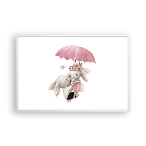 Poster în ramă albă - Pur și simplu dragoste - 91x61 cm