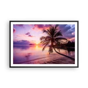 Poster în ramă neagră - Euforie până la orizont - 91x61 cm