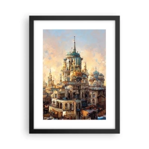 Poster în ramă neagră - Orașul tuturor orașelor - 30x40 cm