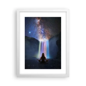 Poster în ramă albă - Armonie absolută - 30x40 cm