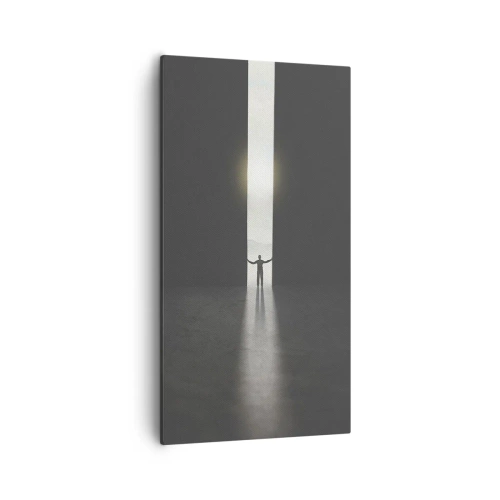 Tablou pe pânză - Un pas spre un viitor luminos - 55x100 cm