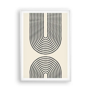 Poster în ramă albă - În curând... - 70x100 cm