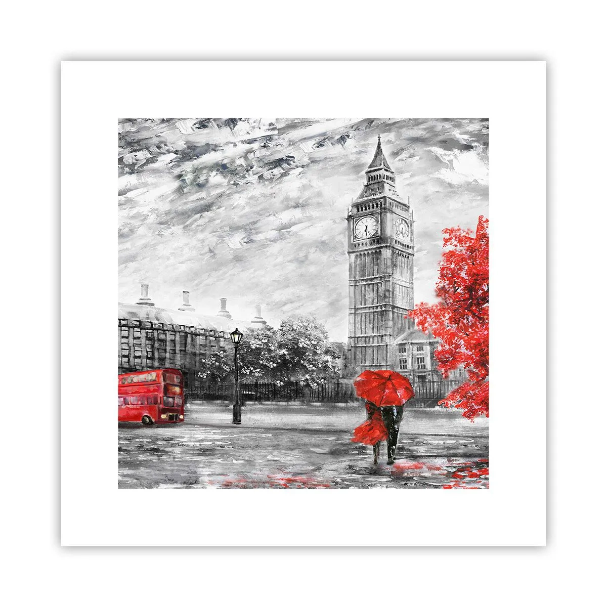 Poster - O zi excitantă - 30x30 cm