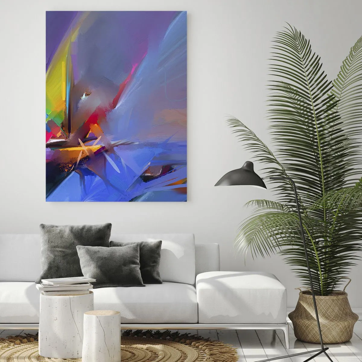 Tablou pe sticlă - Iute ca o pasăre - 50x70 cm