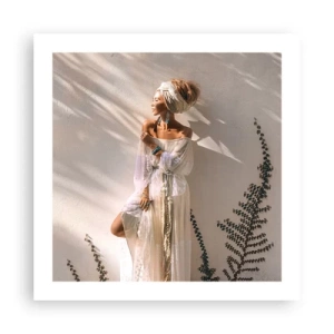 Poster - Soarele și fata - 50x50 cm