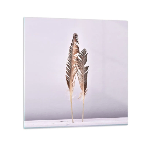 Tablou pe sticlă - Împotriva neantului - 30x30 cm