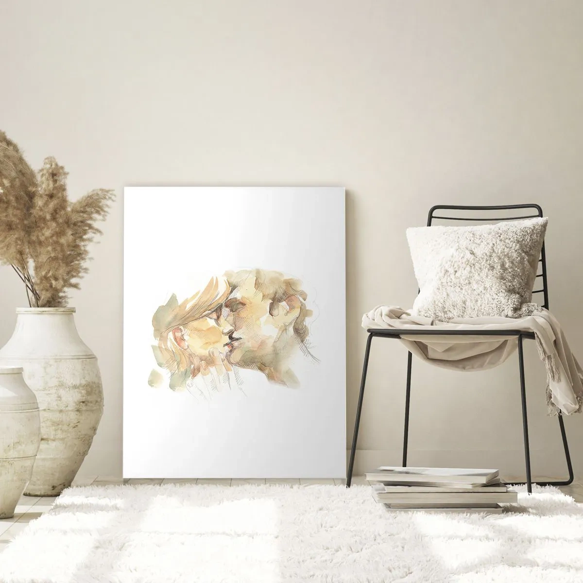 Tablou pe sticlă - Jumătatea găsită? - 80x120 cm