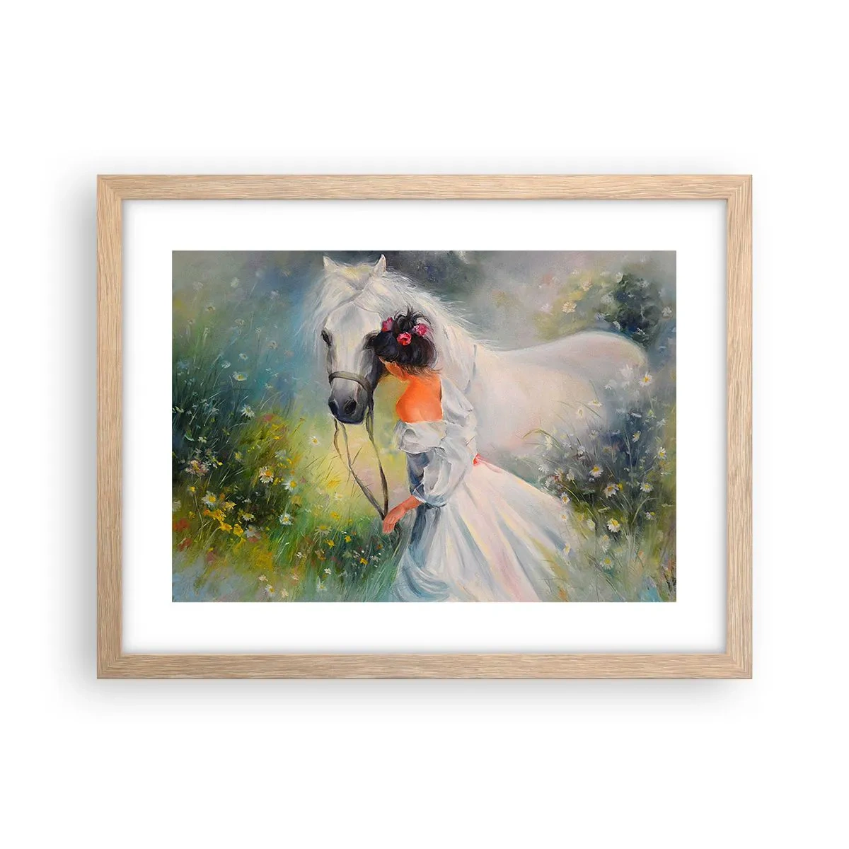 Poster în ramă de stejar deschis - Ca dintr-un vis frumos - 40x30 cm