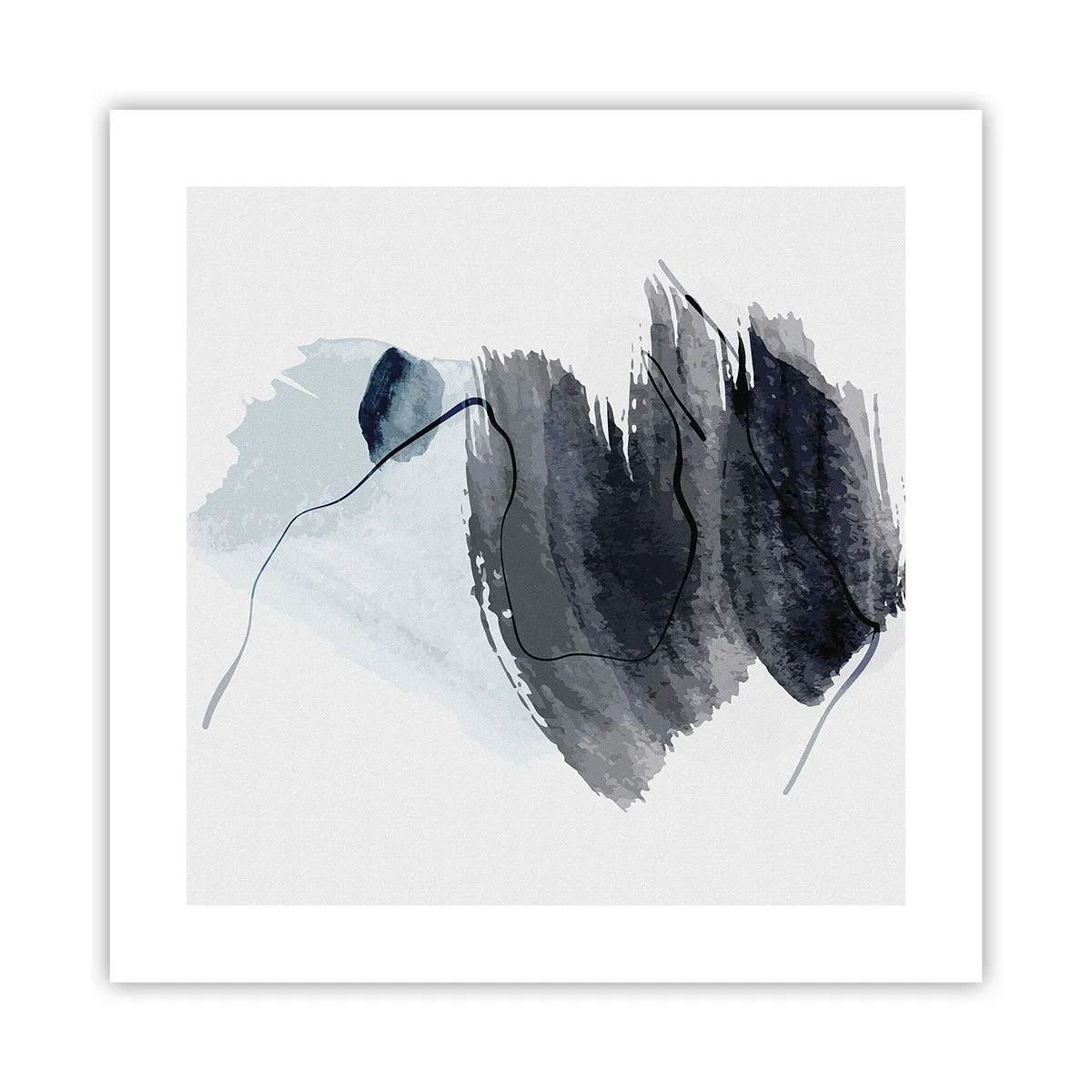 Poster - Intensitate și mișcare - 40x40 cm