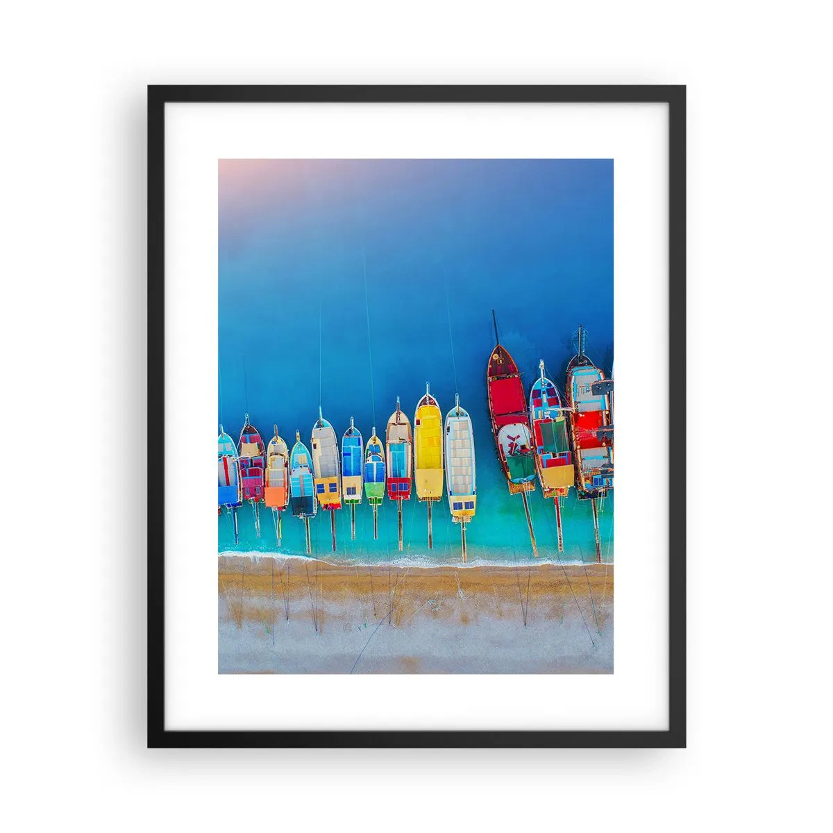 Poster în ramă neagră - Din perspectiva unei păsări - 40x50 cm