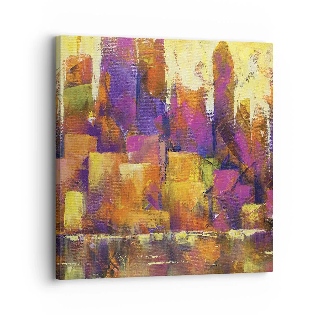 Tablou pe pânză - Compoziția metropolitană - 30x30 cm